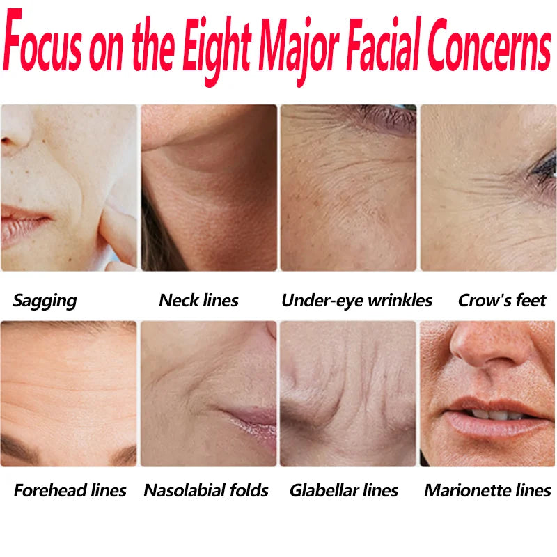 Remove Wrinkle Fine Lines around the Eyes Anti-wrinkle facial serums reducing sagging and drooping Enhances Skin Elasticity