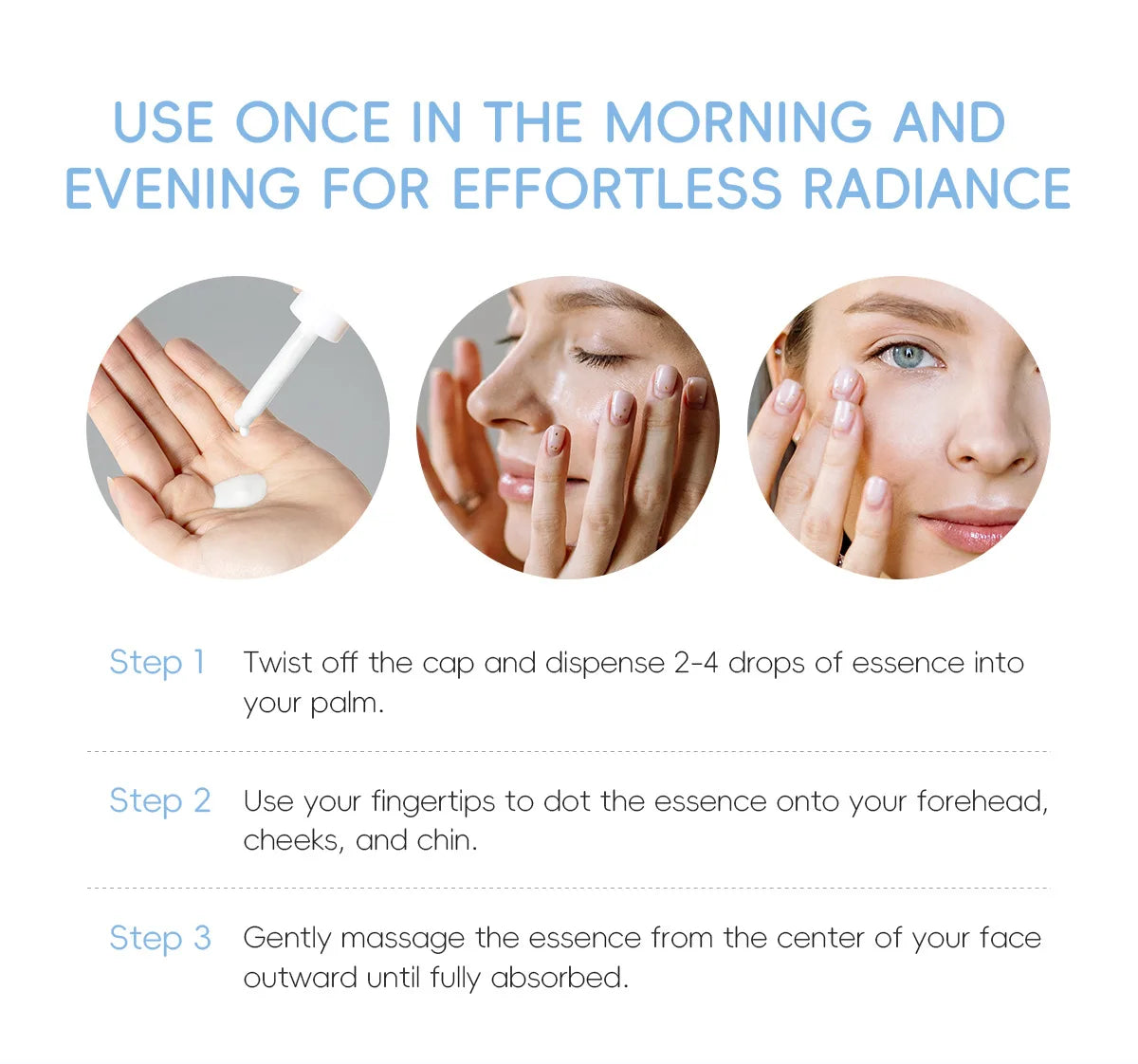 Milk Facial Serum for Face Skincare Moisturizing Hydrating Facial Essence Beauty Face Serum Cream Skin Care Products 17ml