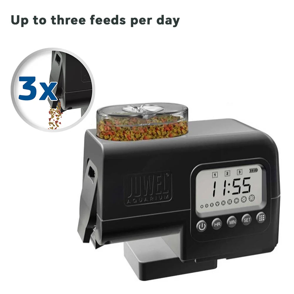 JUWEL Aquarium SmartFeed 2.0 Premium Automatic Programmed Individually Fish Feeder for Granulate Fake Every JUWEL Aquariums
