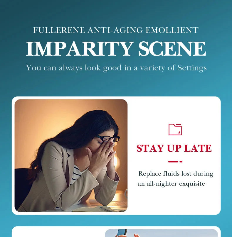 30ml SADOER Fullerene Face Serum Facial Anti Wrinkles Moisturizing Firming Essence Beauty Skin Care