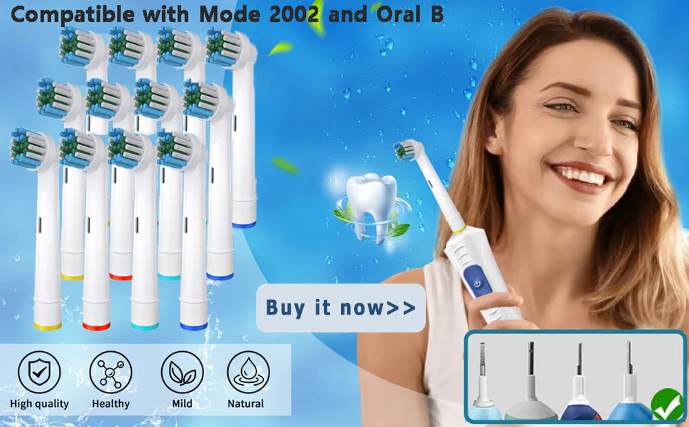 Smart Electric Toothbrush Rechargeable Tooth Brush 5 Mode Smart Timer Teeth Clean Electric Teethbrush with 8 Teethbrush Heads