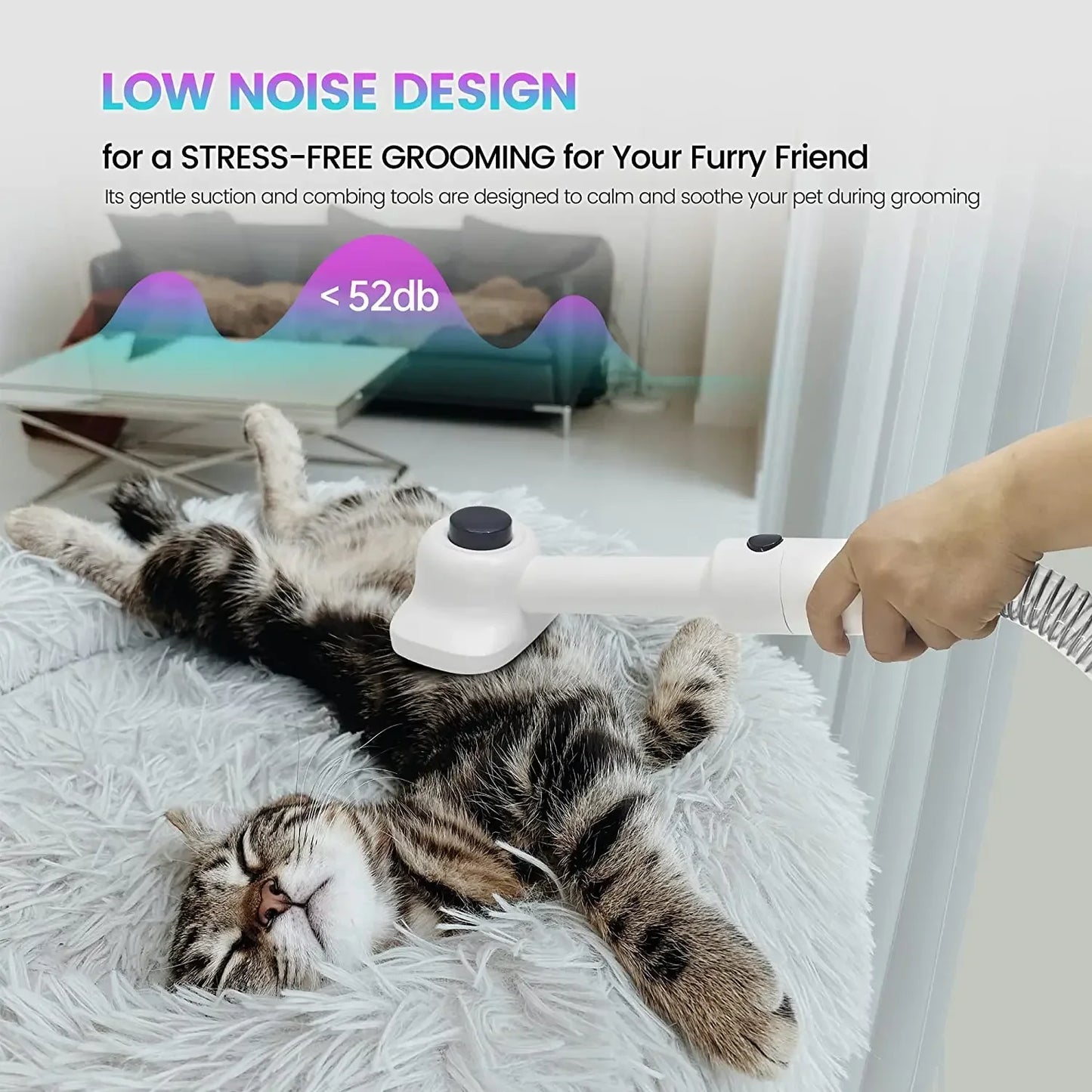 Pet Accessories Wholesale China New Arrivals Containable Dog Hair Vacuum Cleaner With Fitting Bracket Pet Vacuum