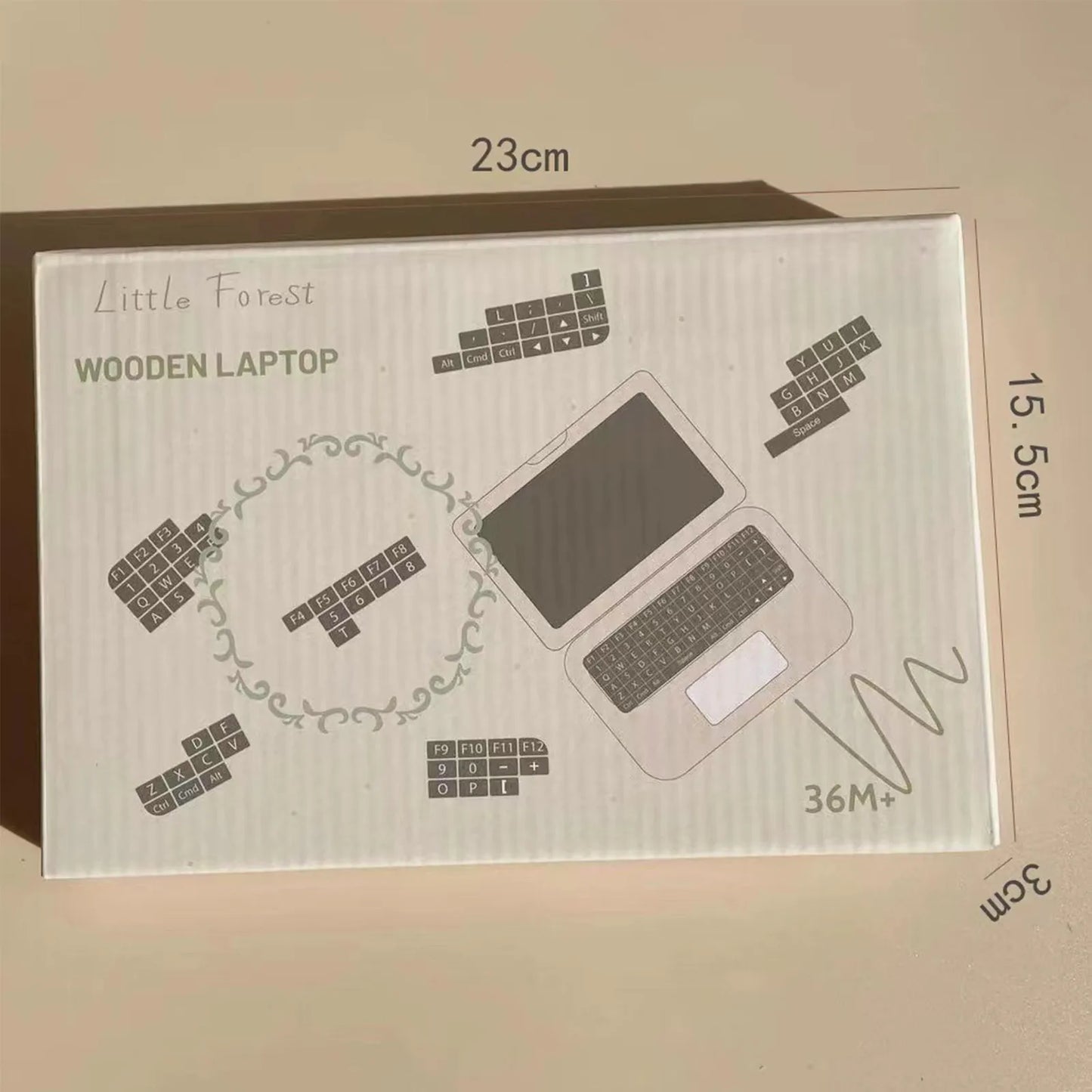 Preschool Wooden Toys First Laptop Drawing Board Toys For Boys And Girls Used For Creative Games Montessori Early Learning Toys