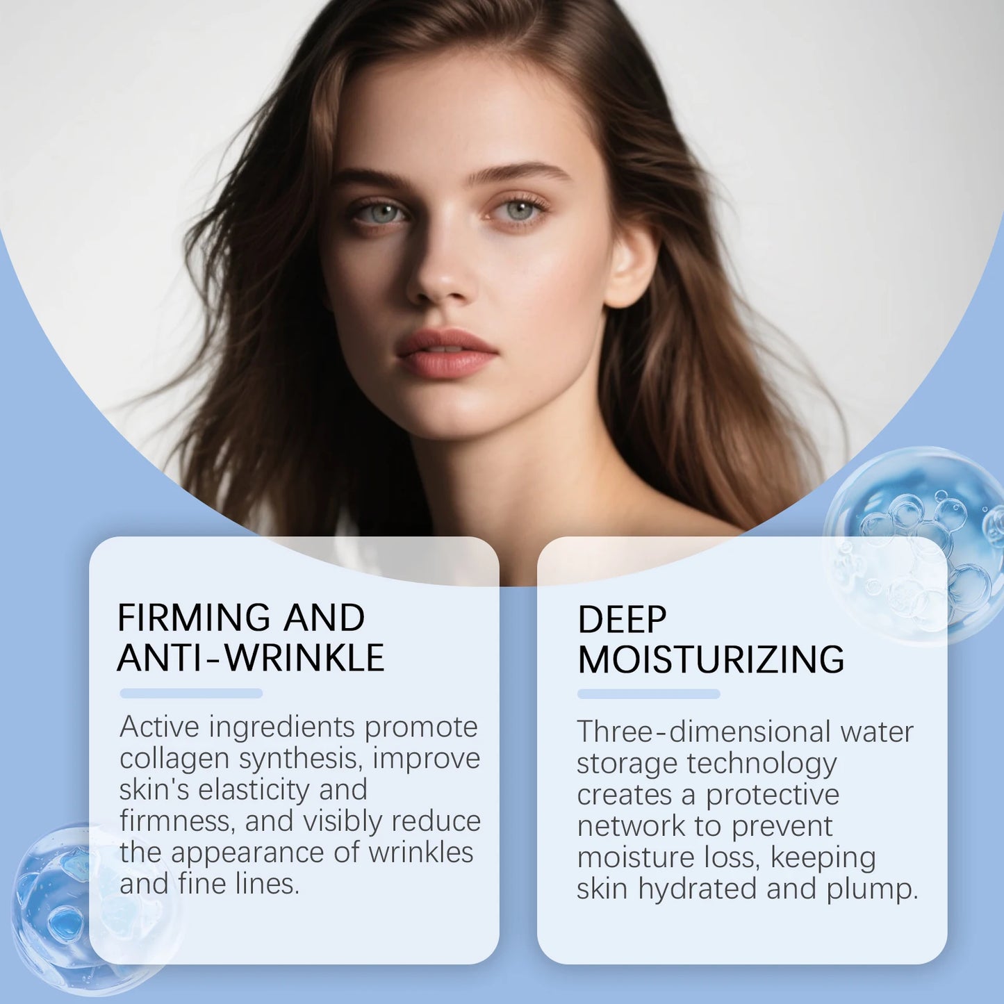 Hydrating Facial Serum with Glycerin for Dry Skin Deep Moisture Plumping Effect Smooth Radiant Skin Lightweight Fast Absorbing