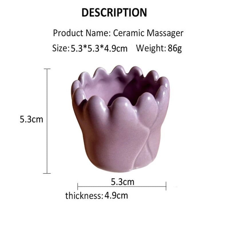 〔San〕Ceramic Gua Sha For Face Body Massage Tool Body Guasha Board For Relief Massage Face Lift Gua Sha Massager