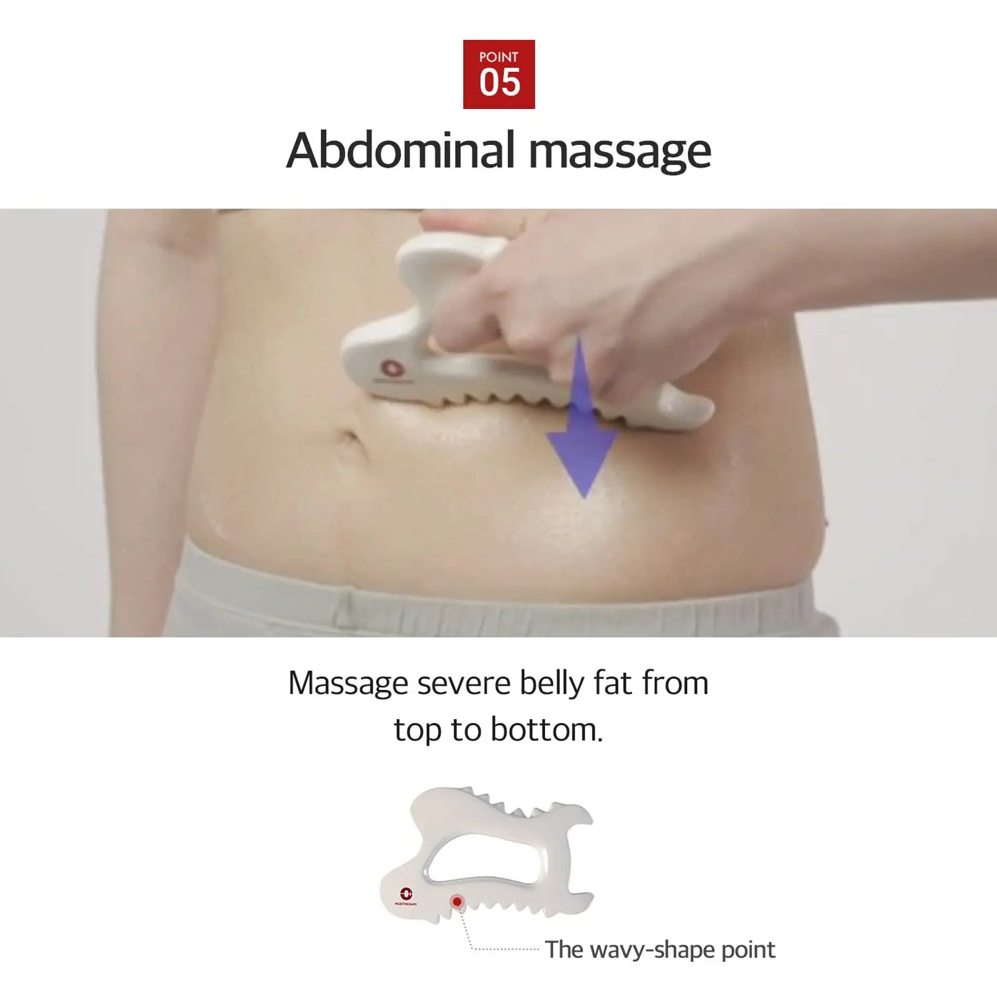 MEDITHERAPY SOKSAL Ergonomic Versatile Handheld Gua Sha Board for Face & Body, Gua Sha Massage Tool Relaxation & Beauty Massager