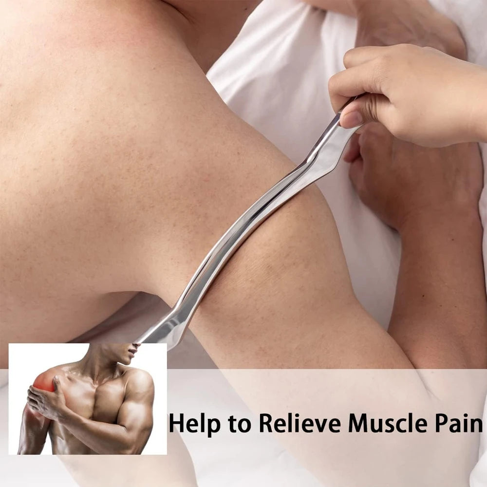 8Pcs/Set Stainless Steel Gua Sha Scraping Massage Tool Set IASTM Tools Great Soft Tissue Mobilization Tool for Home