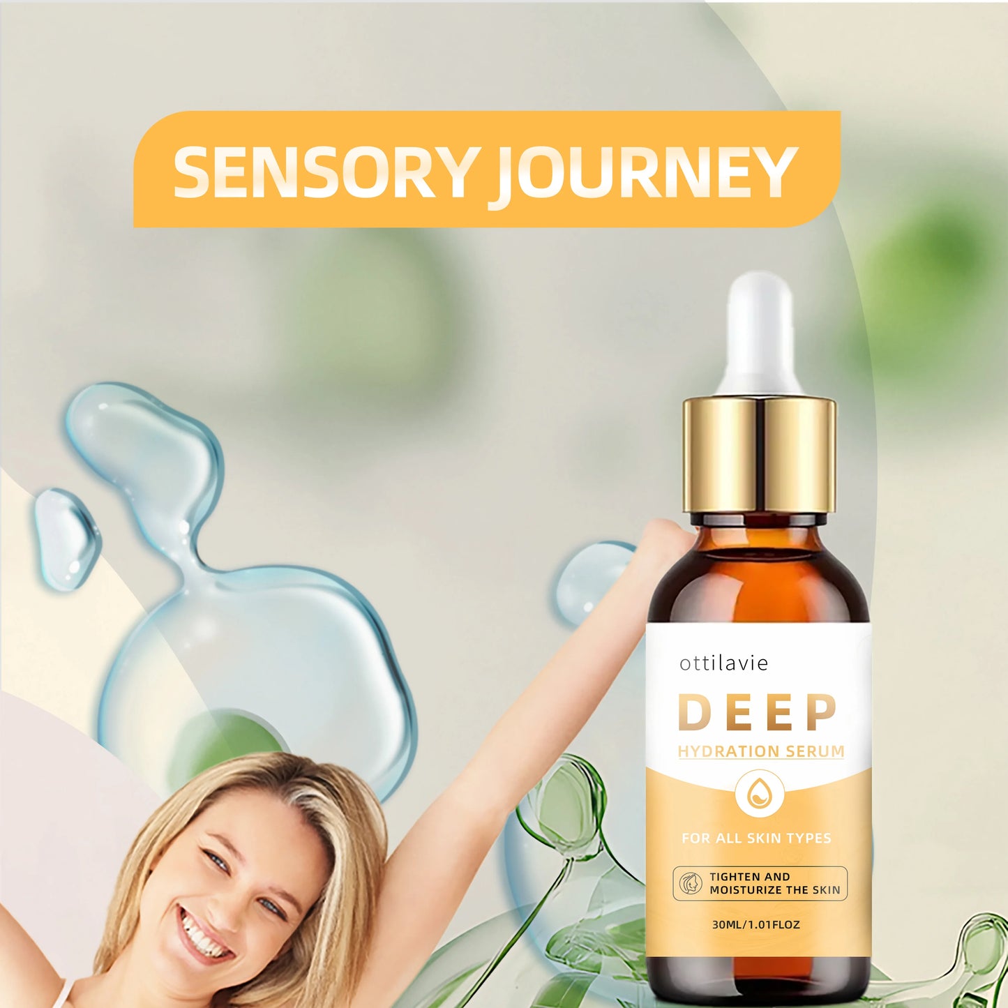 Deep Hydrating Serum with Retinol, Niacinamide & Hyaluronic Acid | For All Skin Types | Perfect for Gifting