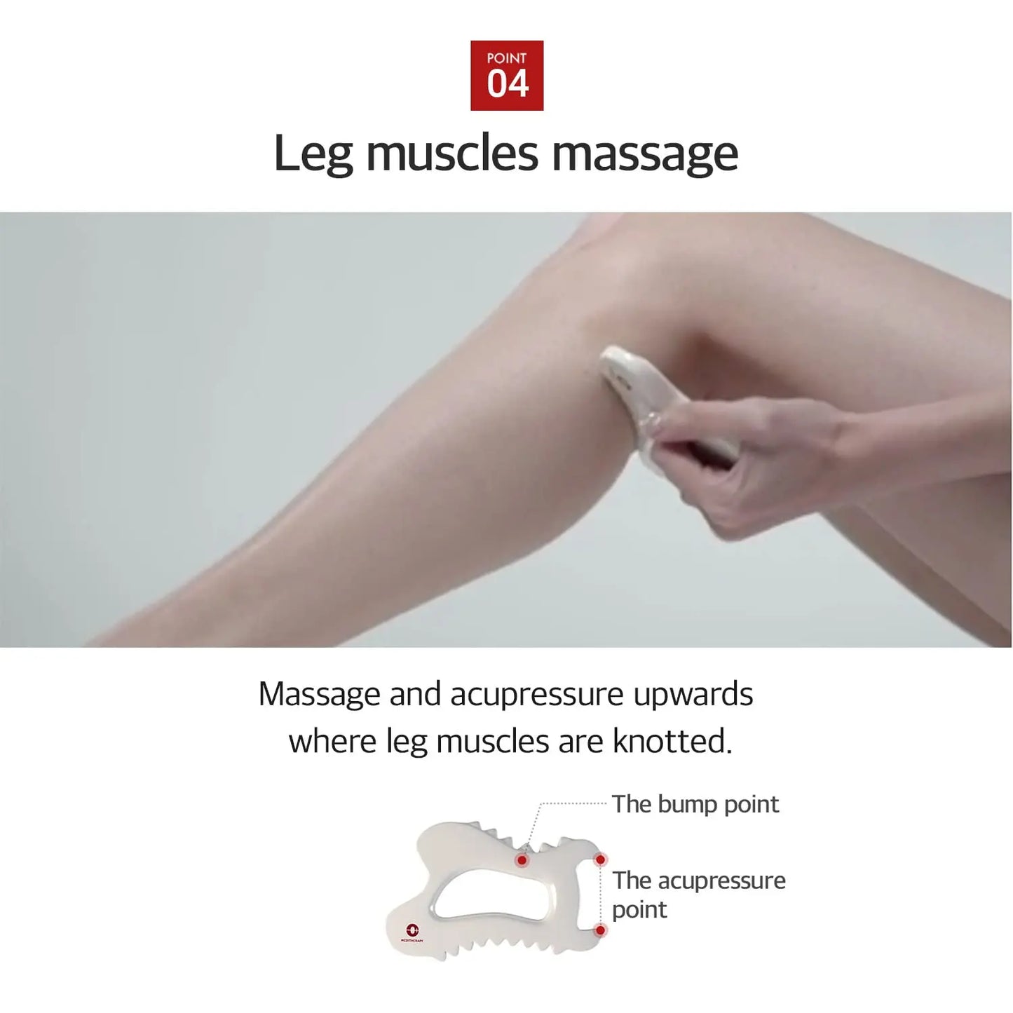 MEDITHERAPY SOKSAL Ergonomic Versatile Handheld Gua Sha Board for Face & Body, Gua Sha Massage Tool Relaxation & Beauty Massager