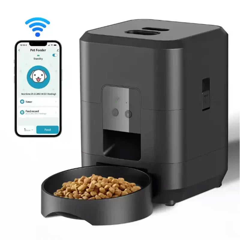 2L Smart Control Pet Feeder WIFI Feeders For Cats Remote Feeding cat Food Dispenser Automatic Pets Feeder