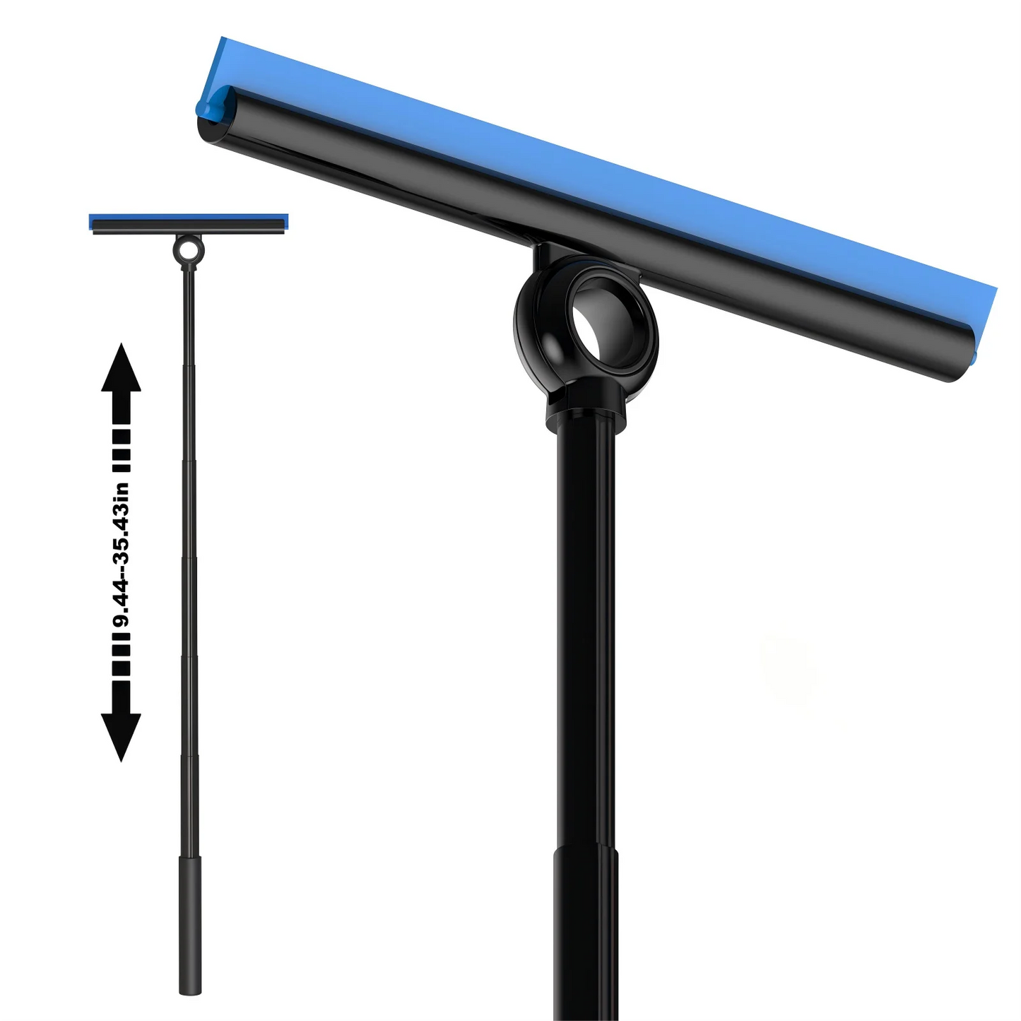 EHOMGUI Shower Squeegee for Glass Door Wiper Scraper Cleaner with Telescopic Handle Bathroom Mirror Wiper Scraper Glass Cleaning