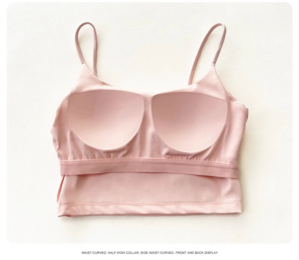 Seamless Naked Sensation Sports Bra – High Support Workout Top for Running, Gym, Pilates & Yoga, Breathable Anti-Bounce Fitness