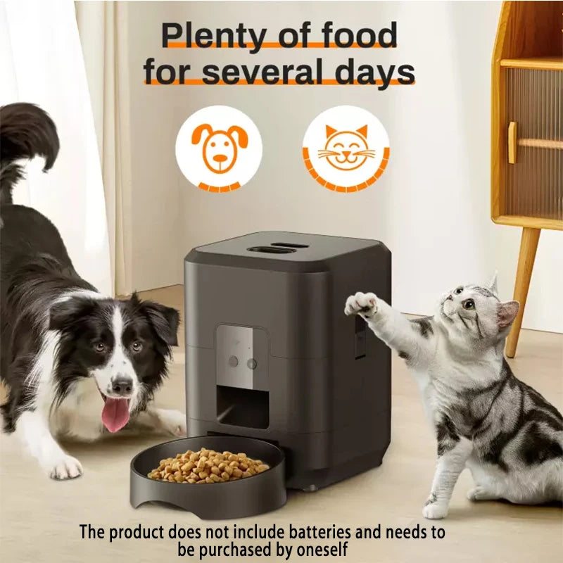 2L Smart Control Pet Feeder WIFI Feeders For Cats Remote Feeding cat Food Dispenser Automatic Pets Feeder