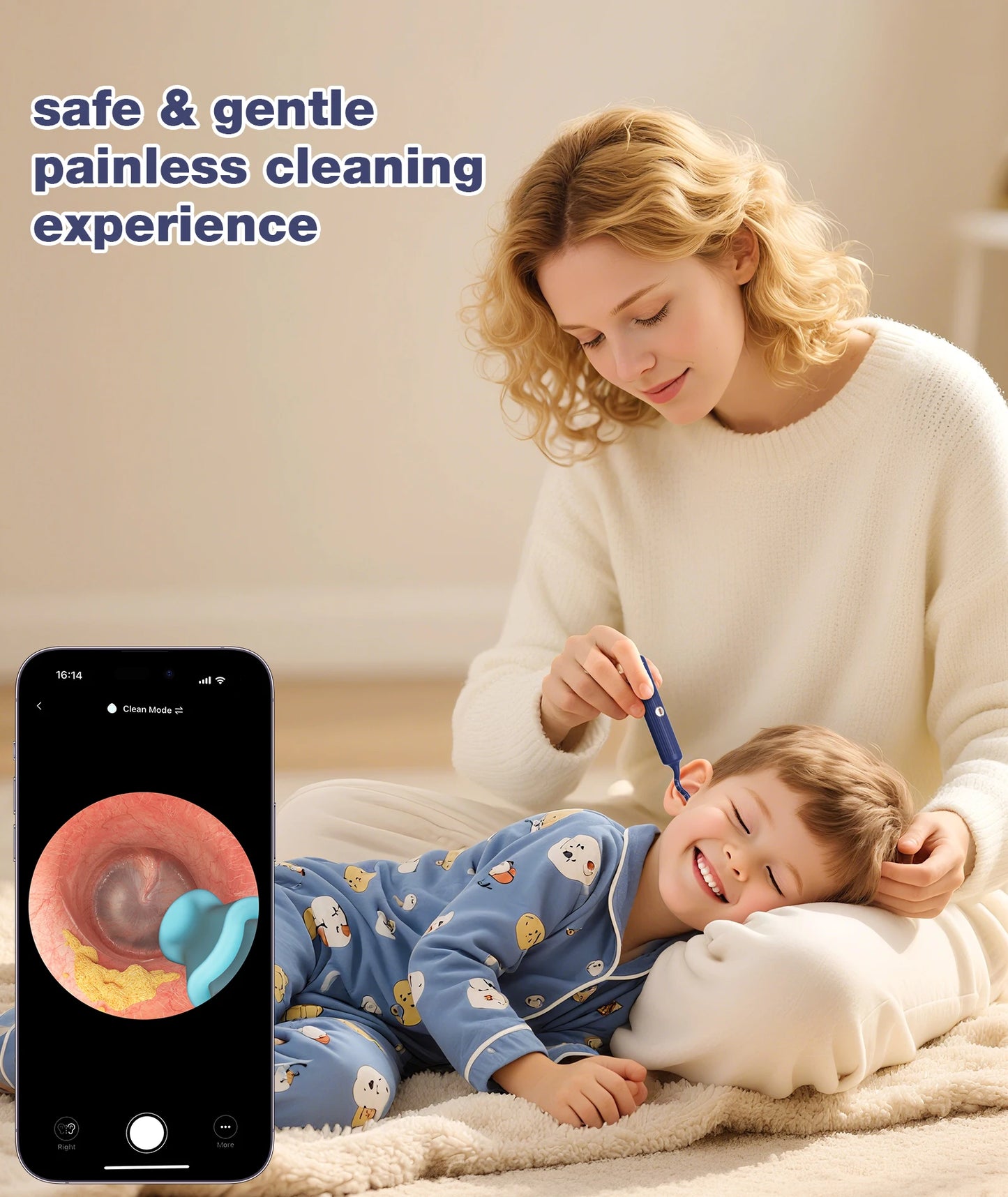 Smart Visual Ear Wax Upgraded Cleaner With Camera 800W HD Endoscope Brighter Clearer Clarity Ear Cleaning Tool Includes Storage