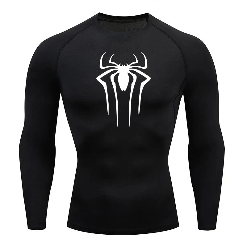 Compression Shirt Men Short Running T Shirt Gym Sports Top Quick Dry Breathable Black Fitness Sportswear Bodybuilding Clothing