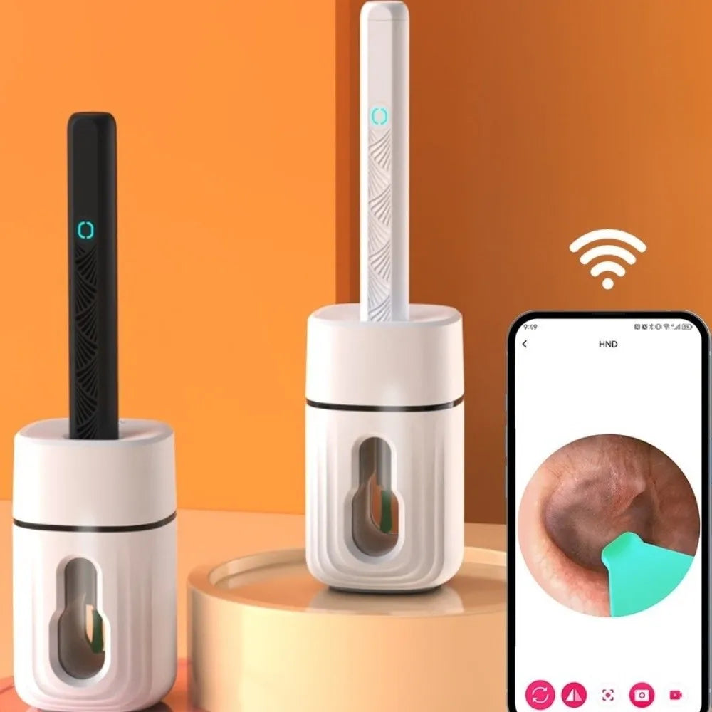Smart Visual Ear Cleaner Wireless WiFi HD Camera Wireless Otoscope USB Charging LED Lights Ear Cleaning Tools Oral Inspection