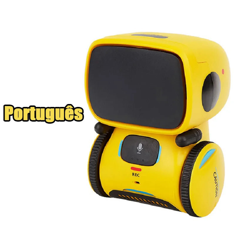 Toy Robot Intelligent Robots Russian & English & Spanish Version Voice & Touch control Toys Interactive Educational RC Robot