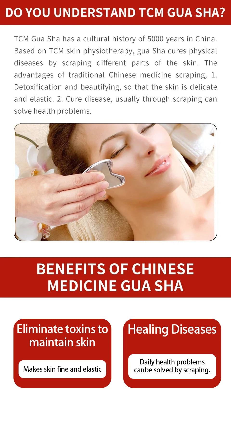 Stainless Steel Gua Sha Scraping Tool Guasha Massage Tool Set for Soft Tissue Scraping Used for Back, Legs, Arms,Neck,Shoulder