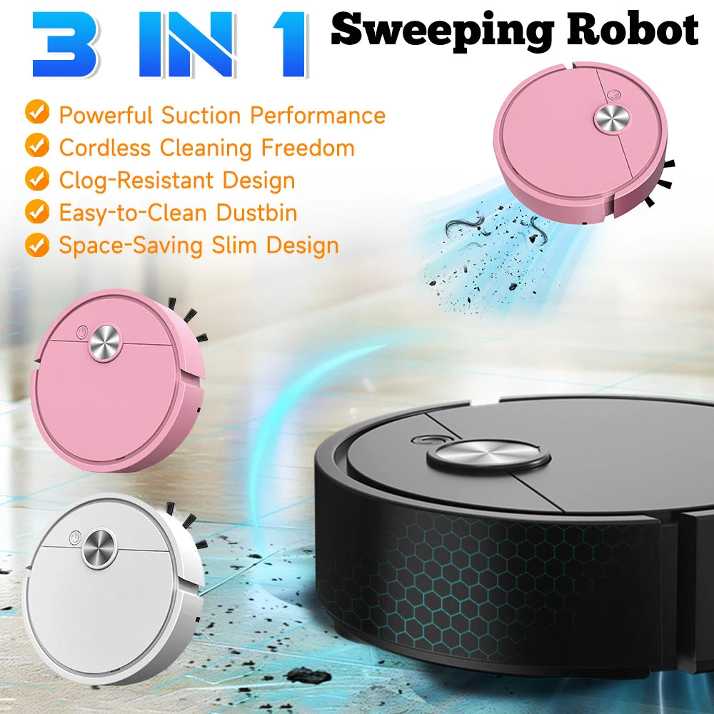Intelligent Sweeping Robot Household Vacuum Cleaner Smart Vacuum Mop Robot Portable Sweeping Machine Home Cleaning Appliances