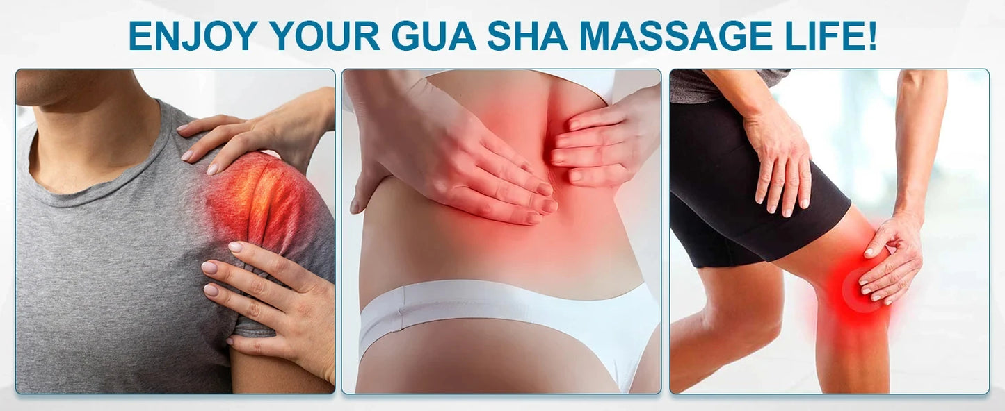 Stainless Steel Gua Sha Massage Tools Muscle Scraper Tool,Graston Tool Set for myofascial Release,Scar Tissue Massager for Back