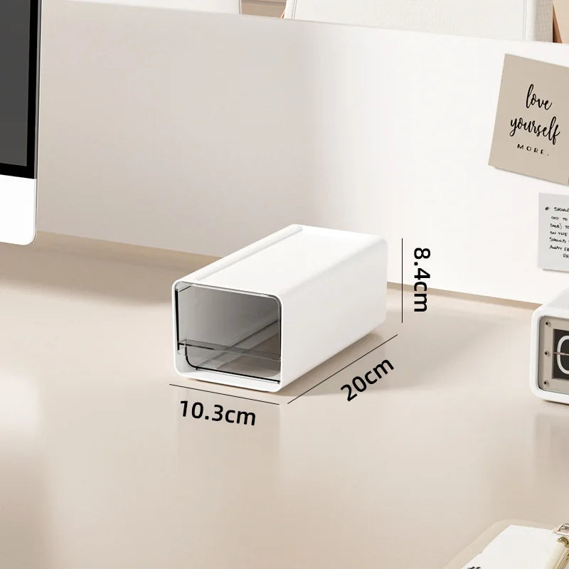 Simple Der Sle Desktop Organizer Cosmetic Storage Cabinet Office Document Storage Box Multi ids Space Saver