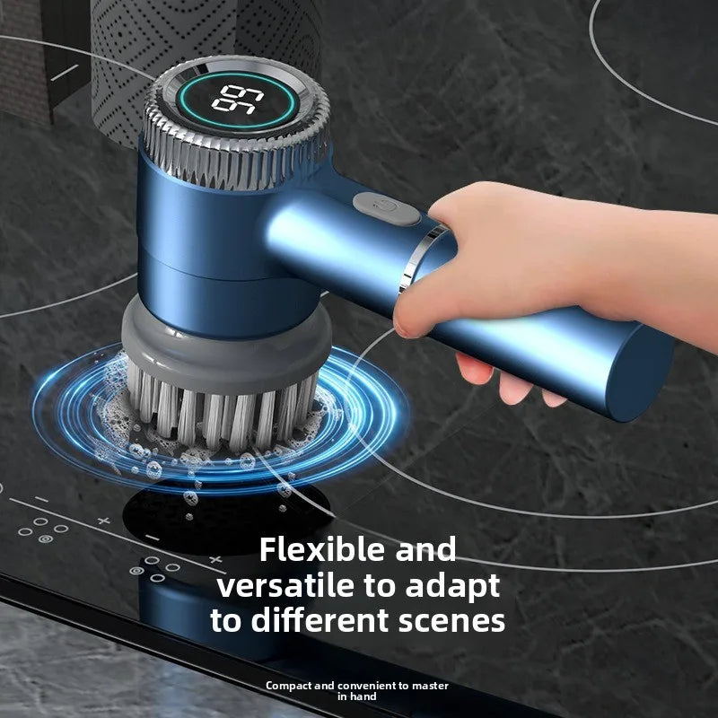 Multifunctional Electric Cleaning Brush Wireless Household Washing Pot Dishwashing Shoe Artifact Bathroom Electric CleaningBrush