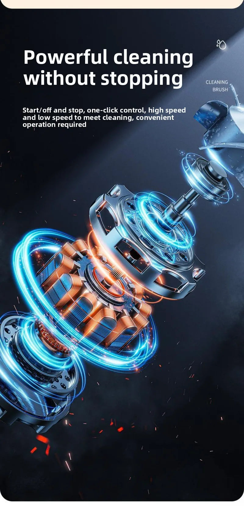 Multifunctional Electric Cleaning Brush Wireless Household Washing Pot Dishwashing Shoe Artifact Bathroom Electric CleaningBrush