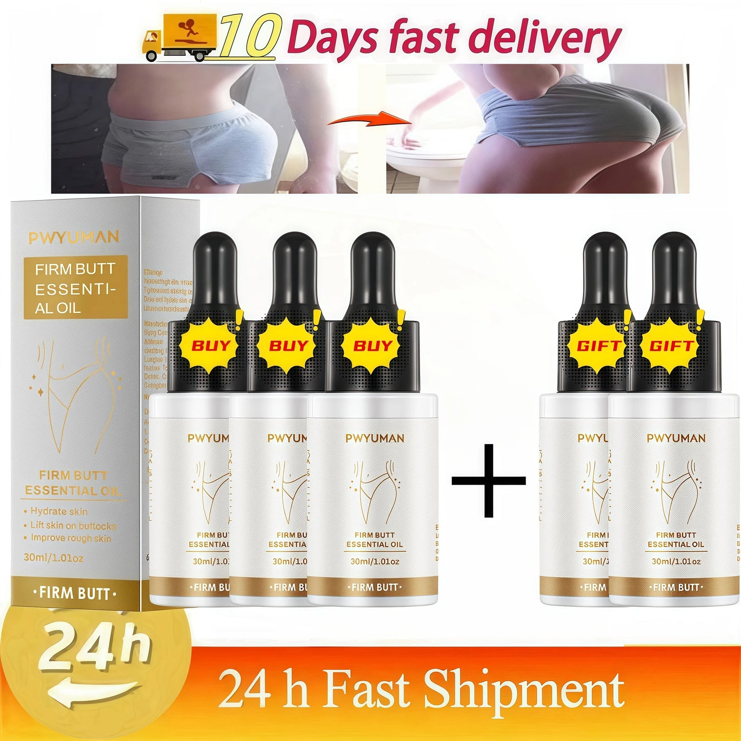 Natural Buttock Augmentation serums Effective Butt Enlargement Growth Lift Up Ass Firm Breast Bigger Sexy Body Care For Women