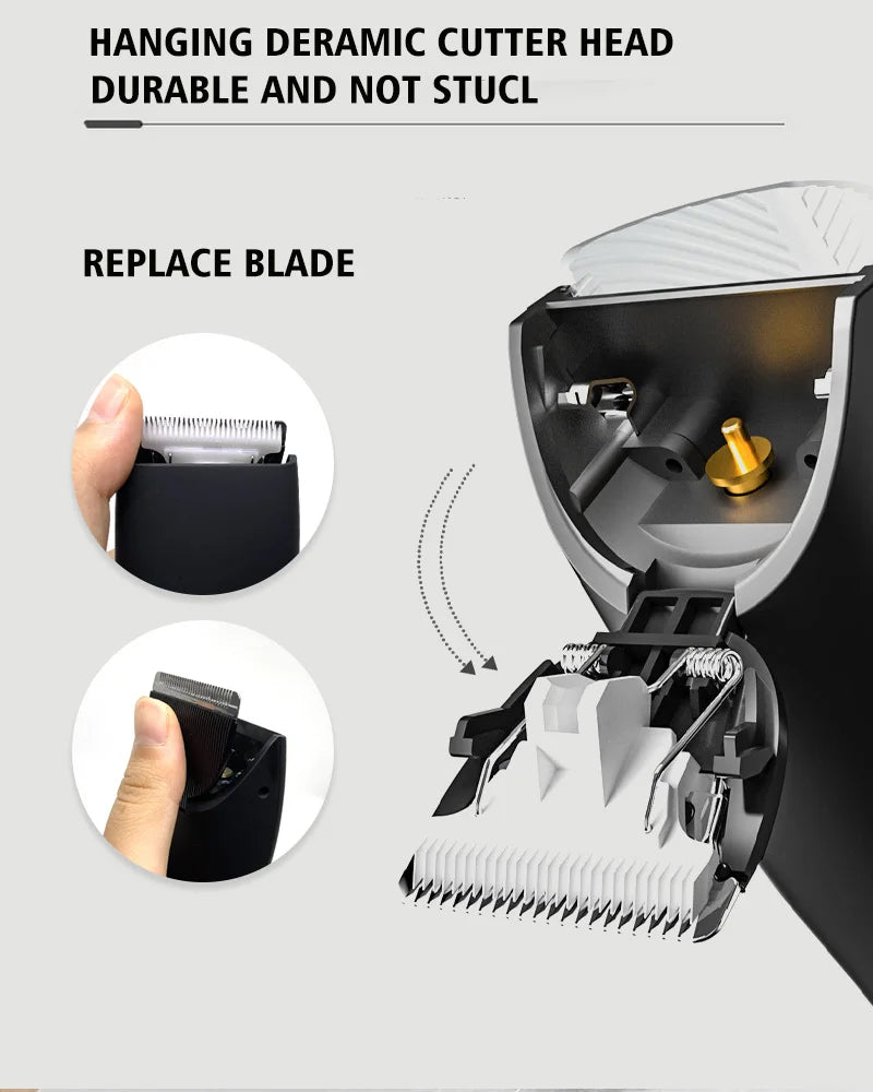 Men's Electric Groin Hair Trimmer Pubic Hair Trimmer Body Grooming Clipper for Men Bikini Epilator Rechargeable Shaver Razor