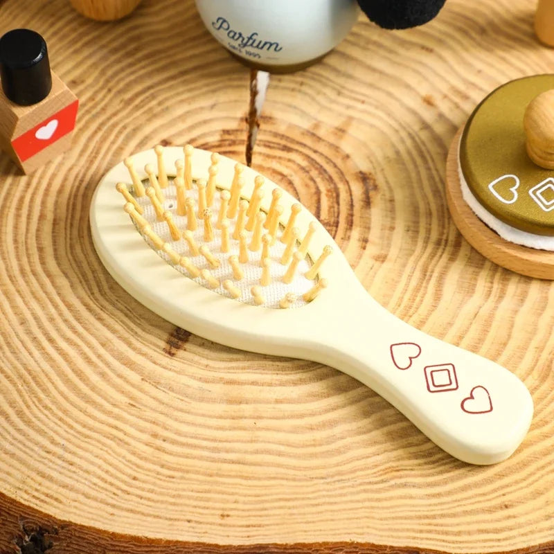 Wooden Baby Toys Simulation Cosmetics Set Pretend Makeup Toys Girls Playing House Game Children Early Education Montessori Toys