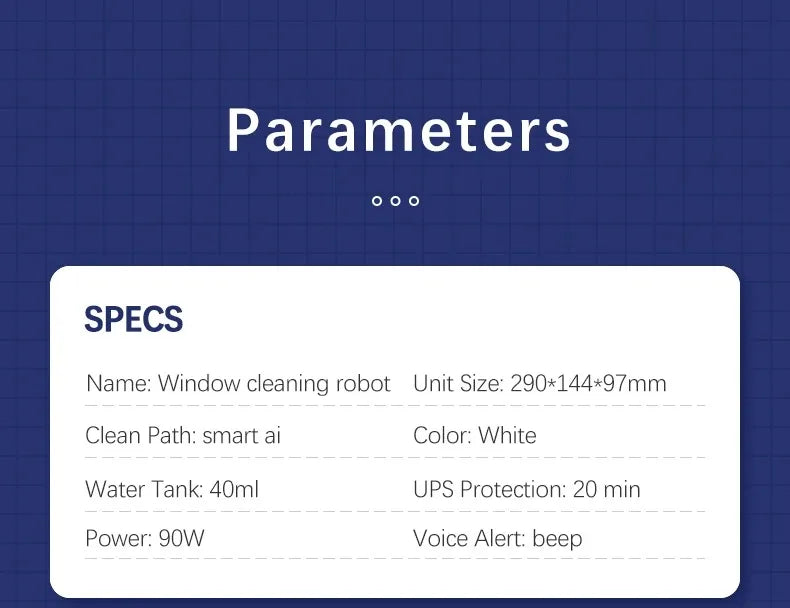 New-Mi Window Cleaner Robot Cleaning Products for Home Appliance Glass Electric Window Cleaner Smart Robot