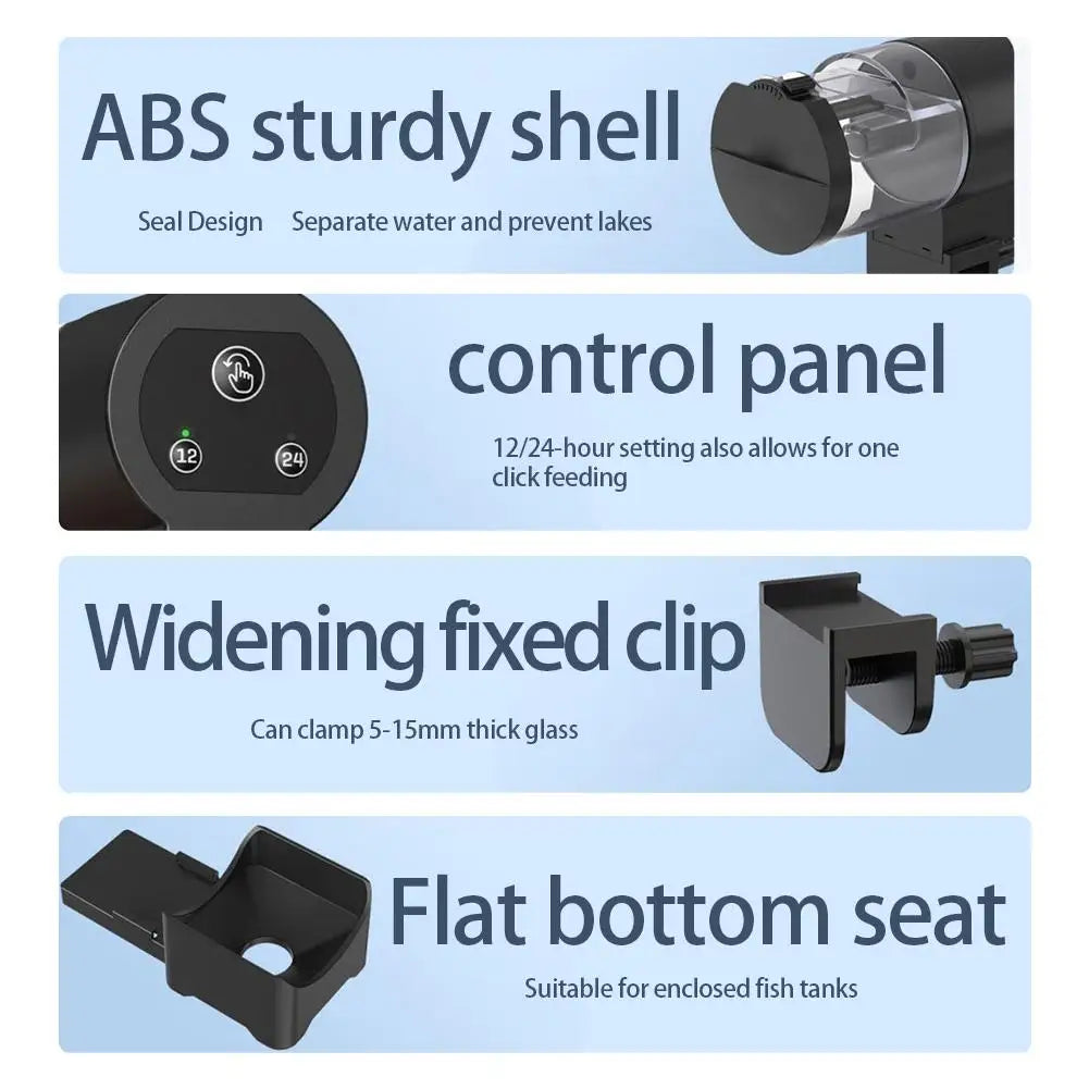 Fish Tank Feeder  Intelligent Timed Feeder Ornamental Fish Turtle Food Automatic Feeding Of Fish Food In The Aquarium