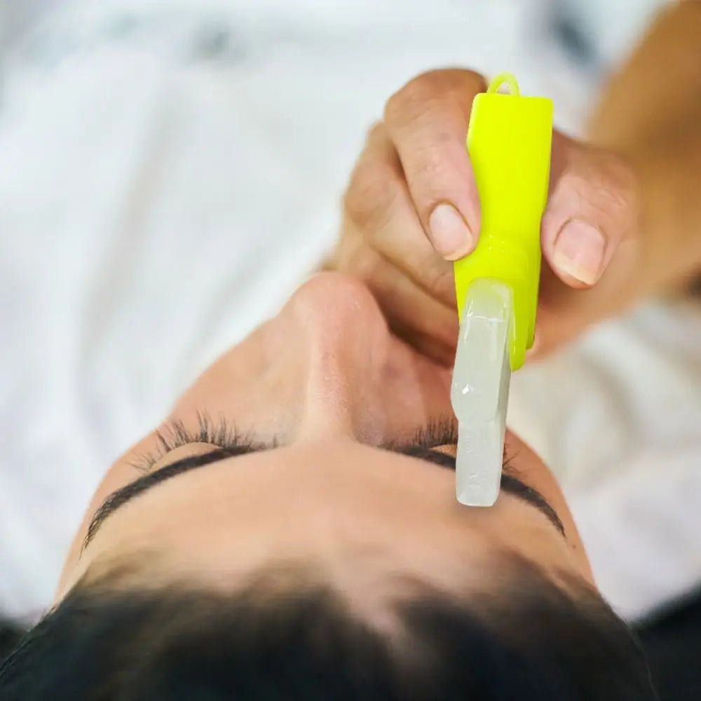 Gua Sha Silicone Ice Face Roller Cold Therapy Alleviate Puffiness Cooling Face Contour Globes Lifting Contour Brighten