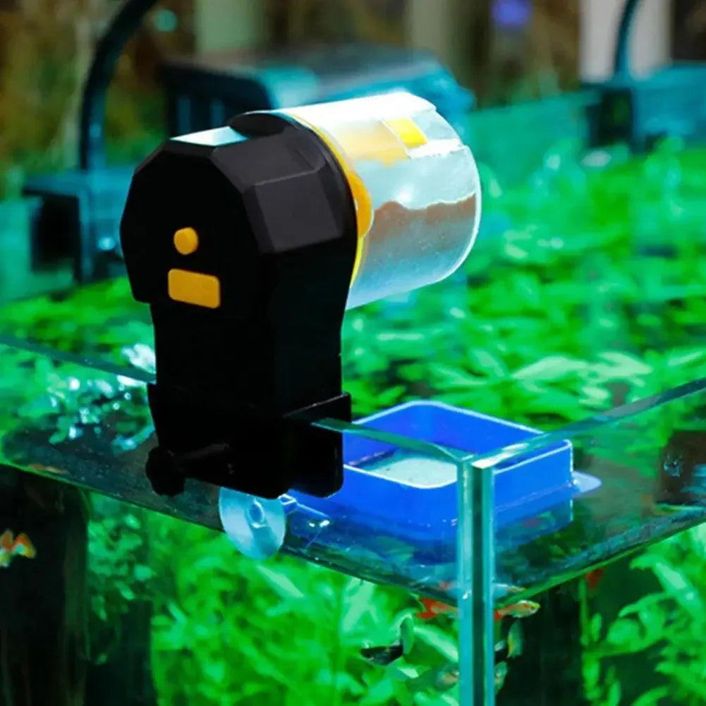 Fish Tank Automatic Feeder Intelligent Timing Automatic Feeder Aquarium Automatic Feeder Large Capacity Fish Feeder  fish feeder