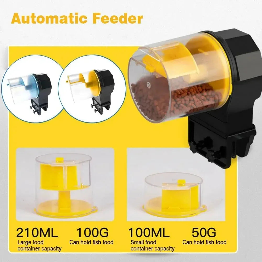 Fish Tank Automatic Feeder Intelligent Timing Automatic Feeder Aquarium Automatic Feeder Large Capacity Fish Feeder  fish feeder