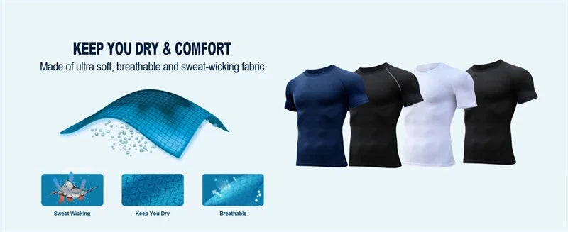 Bat Graphic Compression Shirts for Men Short Sleeve Rash Guard Gym Workout Running Tshirt Summer Athletic Quick Dry Tees Tops