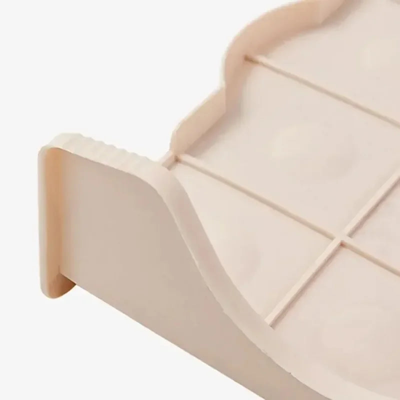 Household Solid Color Small Double Shelf Space Savers White Shoe Rack Cabinets Organizer Closet Holder Bracket Storages Racks