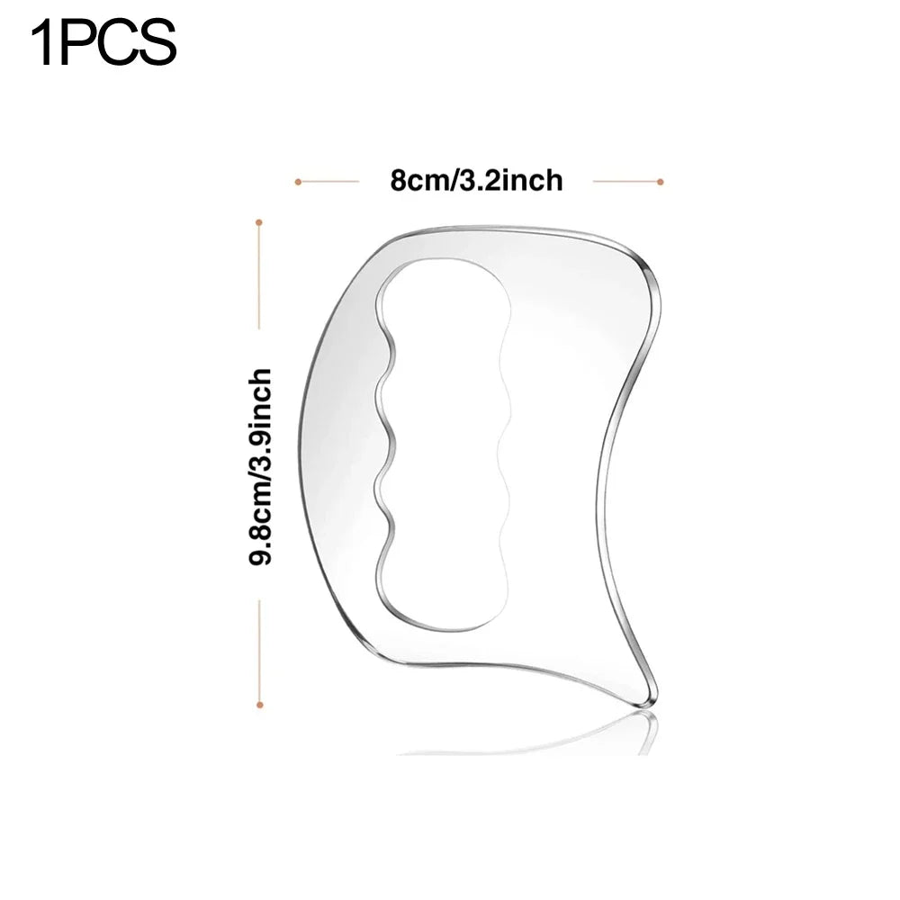 1/4/5/7pcs Stainless Steel Gua Sha Scraping Massage Tool Set IASTM Tools Great Soft Tissue Mobilization Tool