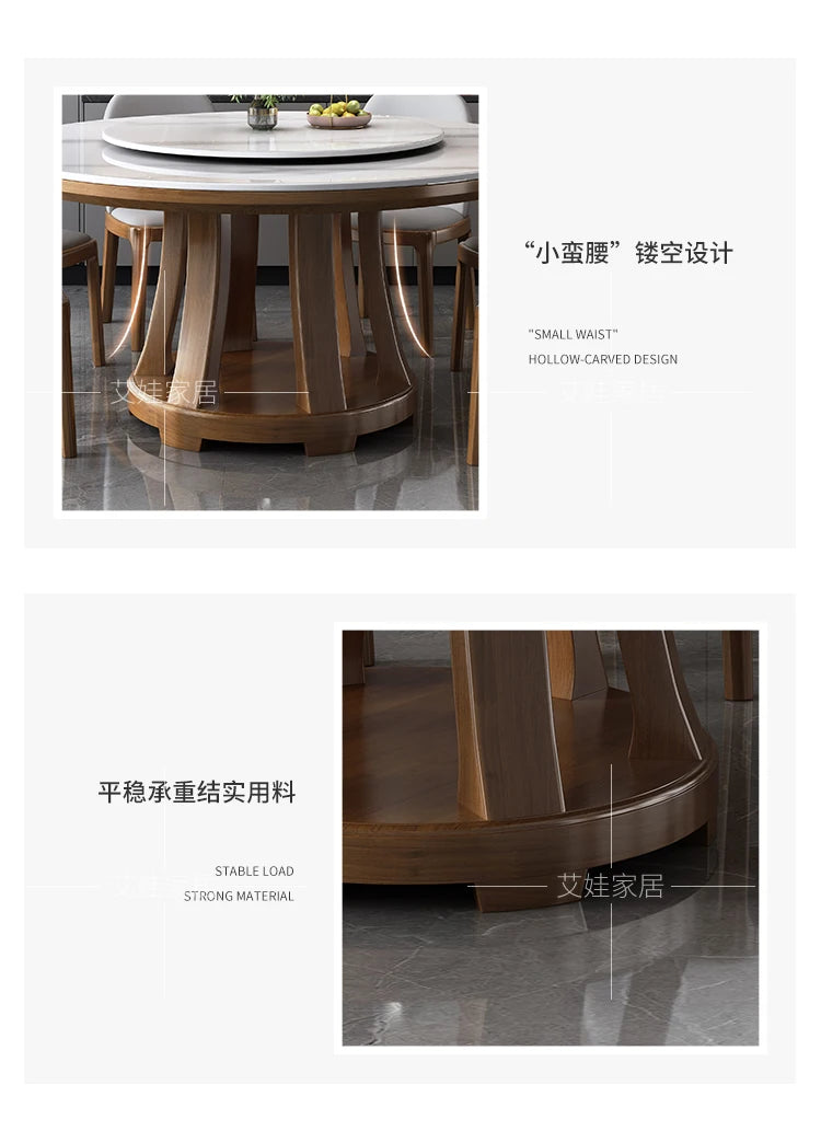 Marble Round Dining Table Nordic Luxury Style Minimalist Modern Dining Table Legs Space Savers Mesa Comedor Home Furniture