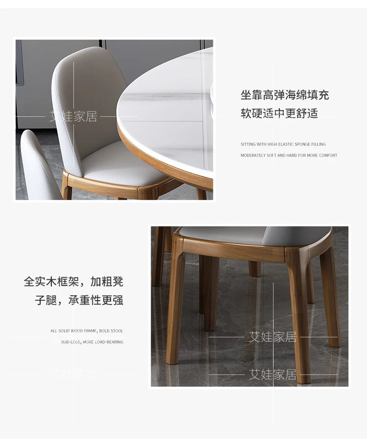 Marble Round Dining Table Nordic Luxury Style Minimalist Modern Dining Table Legs Space Savers Mesa Comedor Home Furniture