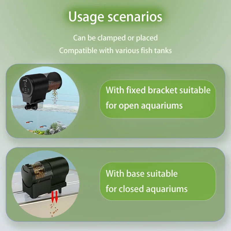 Fish Tank Feeder Intelligent Timed Feeder Ornamental Fish Turtle Food Automatic Feeding Of Fish Food In The Aquarium