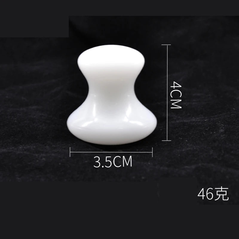 Natural White Jade Gua Sha Board Jade Stone Scraping Massager Gouache Scraper Facial Lift SPA Acupuncture Skin Care Tools