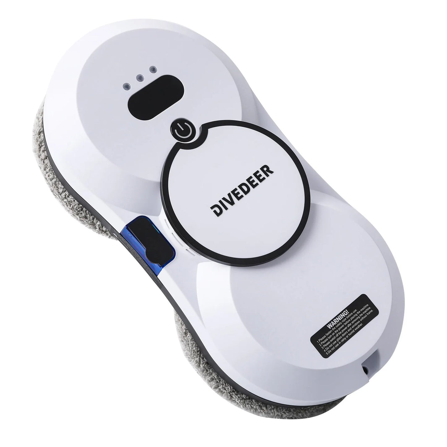 DIVEDEER Home intelligent cleaning robot with automatic water spraying function, anti drop magnetic glass cleaning machine