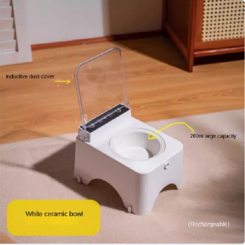 Smart Cat Bowl Intelligent Lid Opening Pet Bowl Infrared Sensor Cat Dog Food Feeder Anti-mouse Pet Food Dispenser Cats Supplies