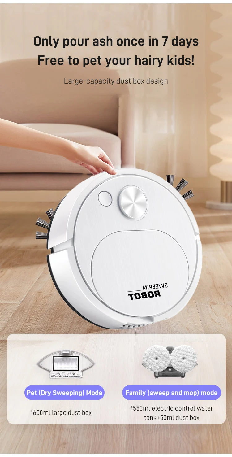 Home Smart Mini Vacuum Cleaner Usb Charging Automatic Smart Sweeping Robot Cleaning Machine