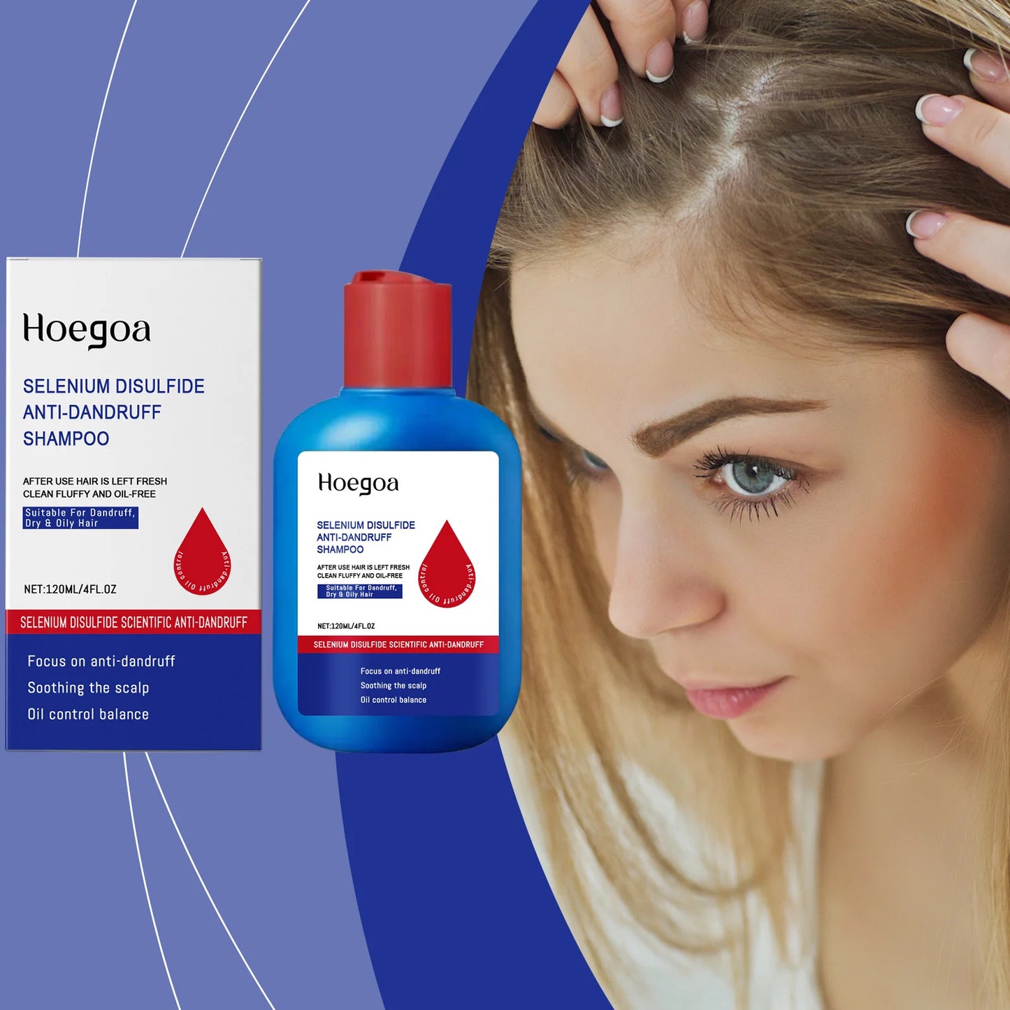 Selenium Sulfide Hair Cleanser: Deep Cleanse, Alleviates Scalp Pruritus, Controls Oil & Eliminates Dandruff Without Irritation