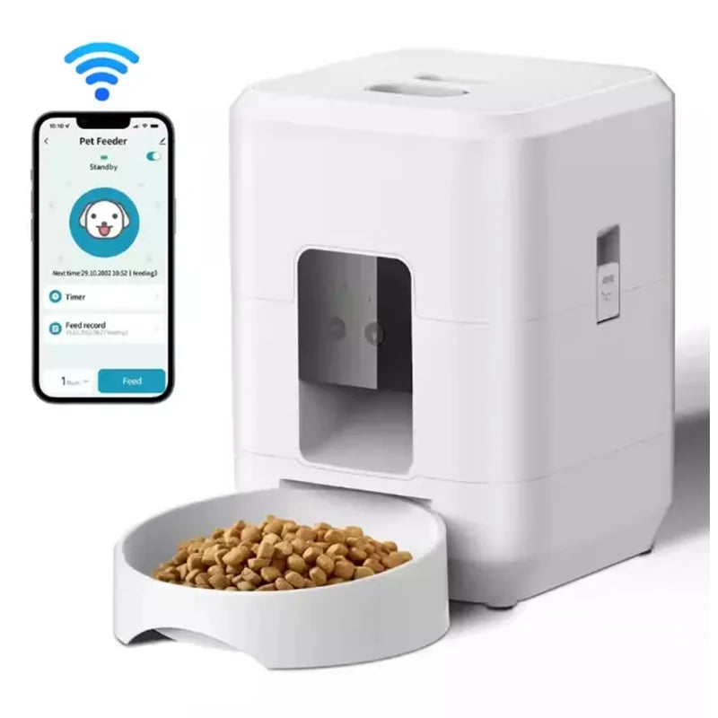 2L Smart Control Pet Feeder WIFI Feeders For Cats Remote Feeding cat Food Dispenser Automatic Pets Feeder