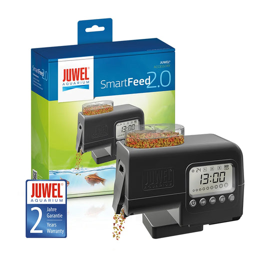 JUWEL Aquarium SmartFeed 2.0 Premium Automatic Programmed Individually Fish Feeder for Granulate Fake Every JUWEL Aquariums