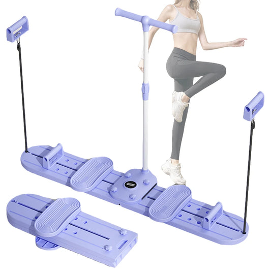 Fitness Ski Machine Foldable Ski Trainer Multi-Function Pelvic Floor Muscle Exercise Equipment Non Slip for Full Body Workout