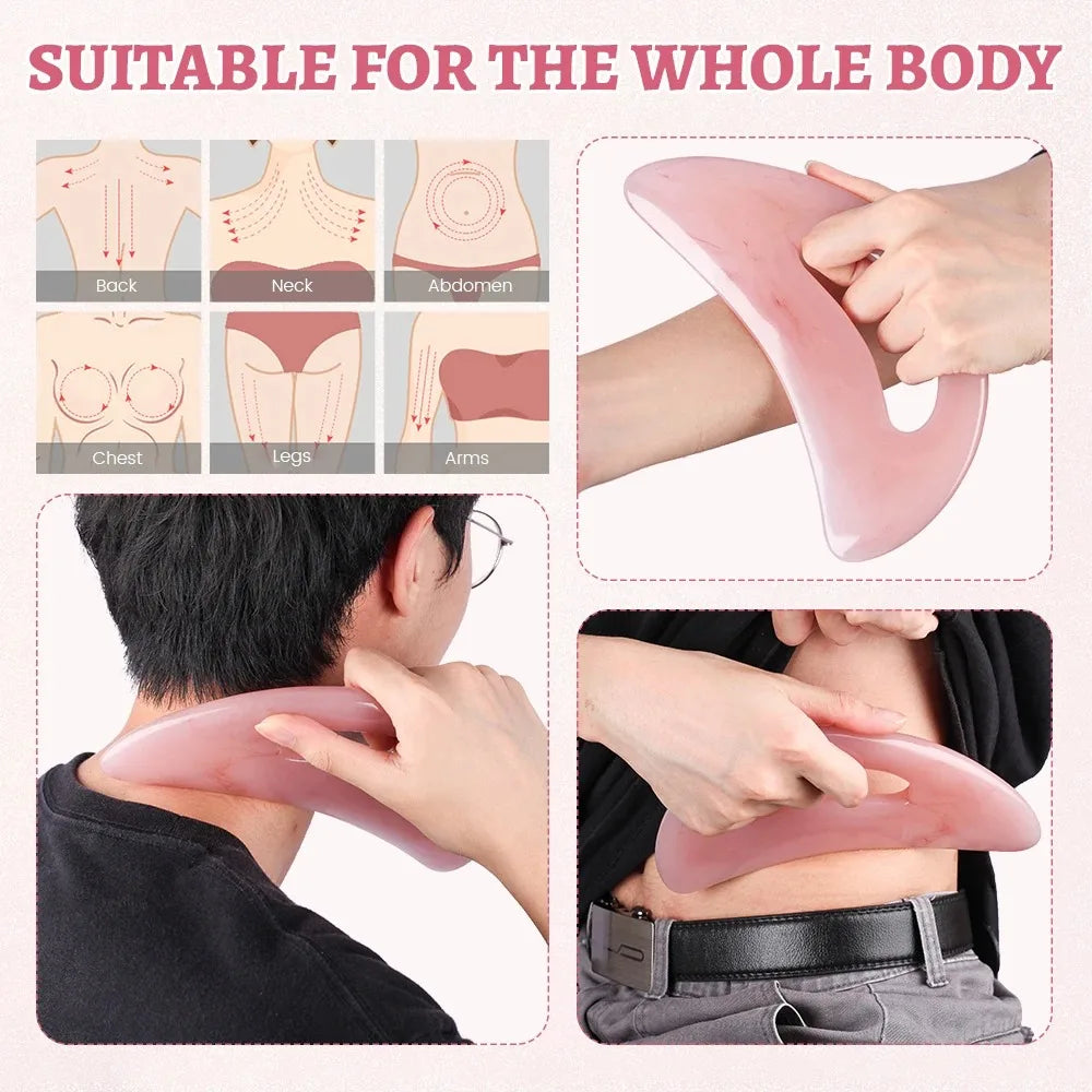 Gua sha massage tool neck back massager body leg foot guasha scraping acupuncture tool
